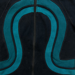 Lululemon Sweatshirt Womens Size 8 Black Sports Full Zip Tracksuit Top