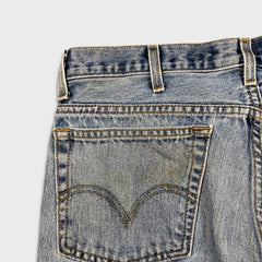 Vintage Y2K Levi's 516 Jeans Mens 36x30 Blue Slim Fit Straight Leg Light Wash Distress Denim Pants