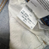 Levi's 501 Jeans Mens 30x26 Blue Original Fit Straight Distress Frayed Leg Denim Pants