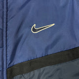 Vintage 90s Nike Sportswear Jacket Mens Medium Blue Swoosh Full Zip Coat