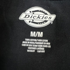 Dickies T Shirt Mens Medium Black Classic Logo Workwear Pocket Tee