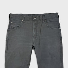 Dickies Pants Mens 32x32 Gray Genuine Straight Leg Carpenter Workwear Trousers