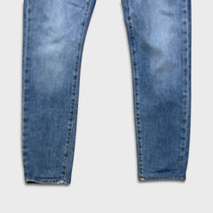 Levi's Skinny Taper Jeans Mens 36x32 Blue Medium Wash Skinny Taper Stretch Denim Pants
