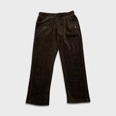 Polo Ralph Lauren Sweatpants Mens Large Brown Pony Straight Leg Corduroy Jogger