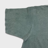 Vintage 90s Blank T Shirt Mens 2XL Green Faded Distressed Short Sleeve Tee