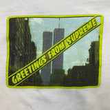 SS19 Supreme Greetings From NY T Shirt Mens Medium White Short Sleeve Tee