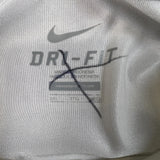 Nike Syracuse University Polo Shirt Mens 2XL White Dri Fit Sportswear