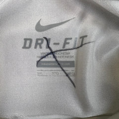 Nike Syracuse University Polo Shirt Mens 2XL White Dri Fit Sportswear