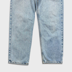 Vintage 90s Levi's 550 Jeans Mens 32x30 Blue Relaxed Fit Light Wash Baggy Denim Pants