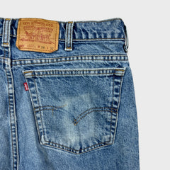Vintage 90s Levi's 516 Jeans Mens 36x30 Blue Slim Fit Straight Leg  Light Wash Denim Pants