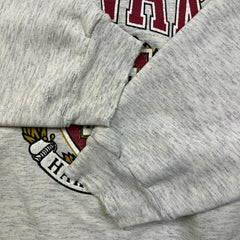 Vintage 90s Harvard University Sweatshirt Mens Large Gray Ivy League Distressed