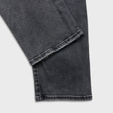 Levi's Wedgie Straight Jeans Womens 31x26 Black Distressed High Rise Wash Denim Pants