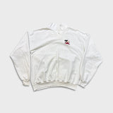 Vintage 90s Humor Design Sweatshirt Mens XL White Gymnastic Sportswear Crewneck