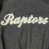 Vintage Y2K Toronto Raptors Jacket Mens Small Gray NBA Basketball Varsity