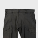 Projek Raw Pants Mens 38x29 Gray Classic Fit Straight Chino Casual Trousers
