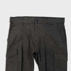 Projek Raw Pants Mens 38x29 Gray Classic Fit Straight Chino Casual Trousers