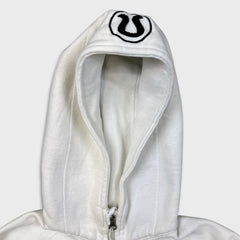 Lululemon Scuba Hoodie Womens Small White Full Zip Sports Hooded Sweater