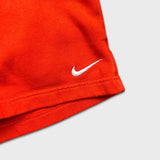 Nike Sportswear Shorts Womens Small Orange Swoosh Pocketed Athletic Pants