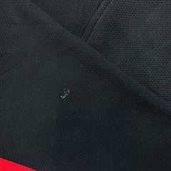 Vintage Y2K Reebok Sweatshirt Mens Small Black 1/4 Zip Training Activewear Pullover