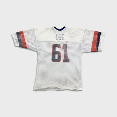 Vintage 70s Saxon Athletic Football Jersey Mens XL White USA Mesh #61
