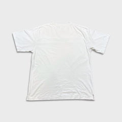 Vintage 90s Adidas T Shirt Mens XL White Spell Out Athletic Short Sleeve Tee