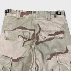 Vintage Y2K Rothco Pants Mens 27x32 Beige Ultra Army Military Camo Tactical Cargo