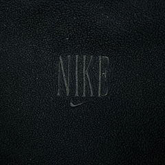 Nike Sportswear Fleece Mens Small Black Center Swoosh Pullover Jacket