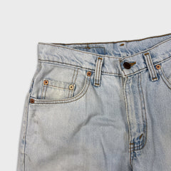 Vintage 90s Levi's 535 Jeans Mens 28x34 Blue Euro Fit Light Wash Wide Leg Baggy Denim Pants