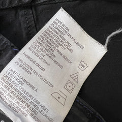 Diesel Only The Brave Pants Mens 34x26 Black Straight USA Cargo Utility Trouser