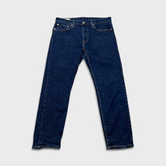Levi's 502 Jeans Mens 32x28 Blue Regular Taper Fit Dark Wash Stretch Denim Pants