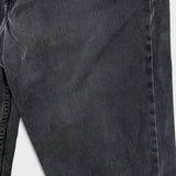 Levi's 550 Jeans Mens 36x28 Black Relaxed Fit Straight Leg Light Wash Baggy Denim Pants
