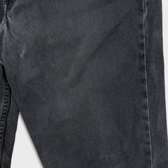 Levi's 550 Jeans Mens 36x28 Black Relaxed Fit Straight Leg Light Wash Baggy Denim Pants