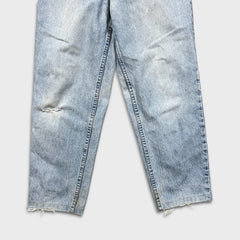 Vintage 90s Levi's 532 Jeans Mens 32x27 Blue Relaxed Taper Leg Light Wash Denim Pants