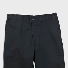 Dickies Genuine Pants Mens 32x32 Black Original Straight Faded Workwear Trousers