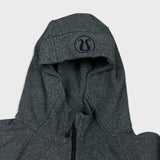 Lululemon Scuba Hoodie Light Cotton Womens Size 12 Gray Hooded Sweater