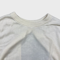 Lululemon Bring It Backbend Sweater Womens Large Off White Relaxed Yoga Pullover