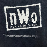 Vintage 1998 NWO New World Order T Shirt Mens Large Black Broken Bones Rule Wrestling