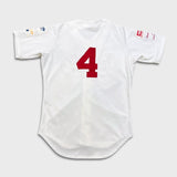Vintage 90s Rawlings Cito Gaston Baseball Ontario Academy Jersey Mens Large White USA MLB