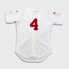 Vintage 90s Rawlings Cito Gaston Baseball Ontario Academy Jersey Mens Large White USA MLB