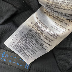 Adidas Blue Version Cargo Pants Mens Small Black 3 Stripe Trefoil Taper Leg
