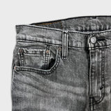 Levi's 502 Jeans Mens 30x30 Black Regular Taper Fit Faded Stone Wash Denim Pants