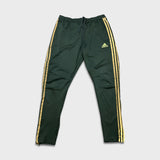 Adidas Climacool Track Pants Mens Large Green Essentials 3 Stripe Training Athletic Jogger