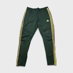Adidas Climacool Track Pants Mens Large Green Essentials 3 Stripe Training Athletic Jogger