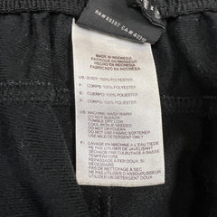 Vintage Y2K Adidas Track Pants Mens Medium Black 3 Stripes Spell Out Relaxed Straight Jogger