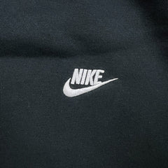 Nike Sportswear Sweatshirt Mens Medium Black Swoosh Pullover Crewneck