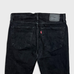 Levi's 511 Jeans Mens 36x32 Black Slim Fit Mid Rise Dark Wash Stretch Denim Pants