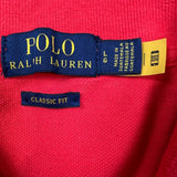 Polo Ralph Lauren Shirt Mens Large Red Pony Classic Fit Preppy Short Sleeve