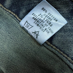 Silver Jeans Womens 32x35 Blue Flare Leg Bootcut Low Rise Dark Wash Y2K Denim Pants