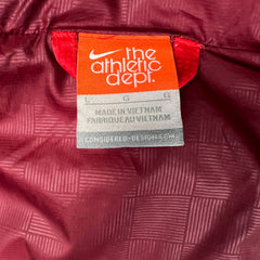 Vintage Y2K Nike Sportswear Jacket Mens Large Red Swoosh Full Zip Outdoor Puffer Coat