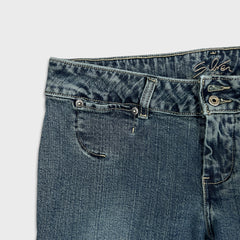 Silver Jeans Womens 32x35 Blue Flare Leg Bootcut Low Rise Dark Wash Y2K Denim Pants